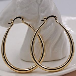 14k gold Earring hoops drops